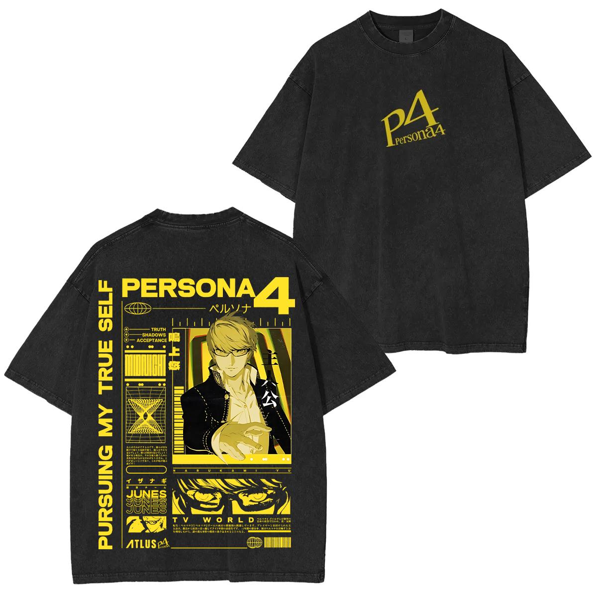 Persona 4 Vintage Unisex Washed T-Shirt