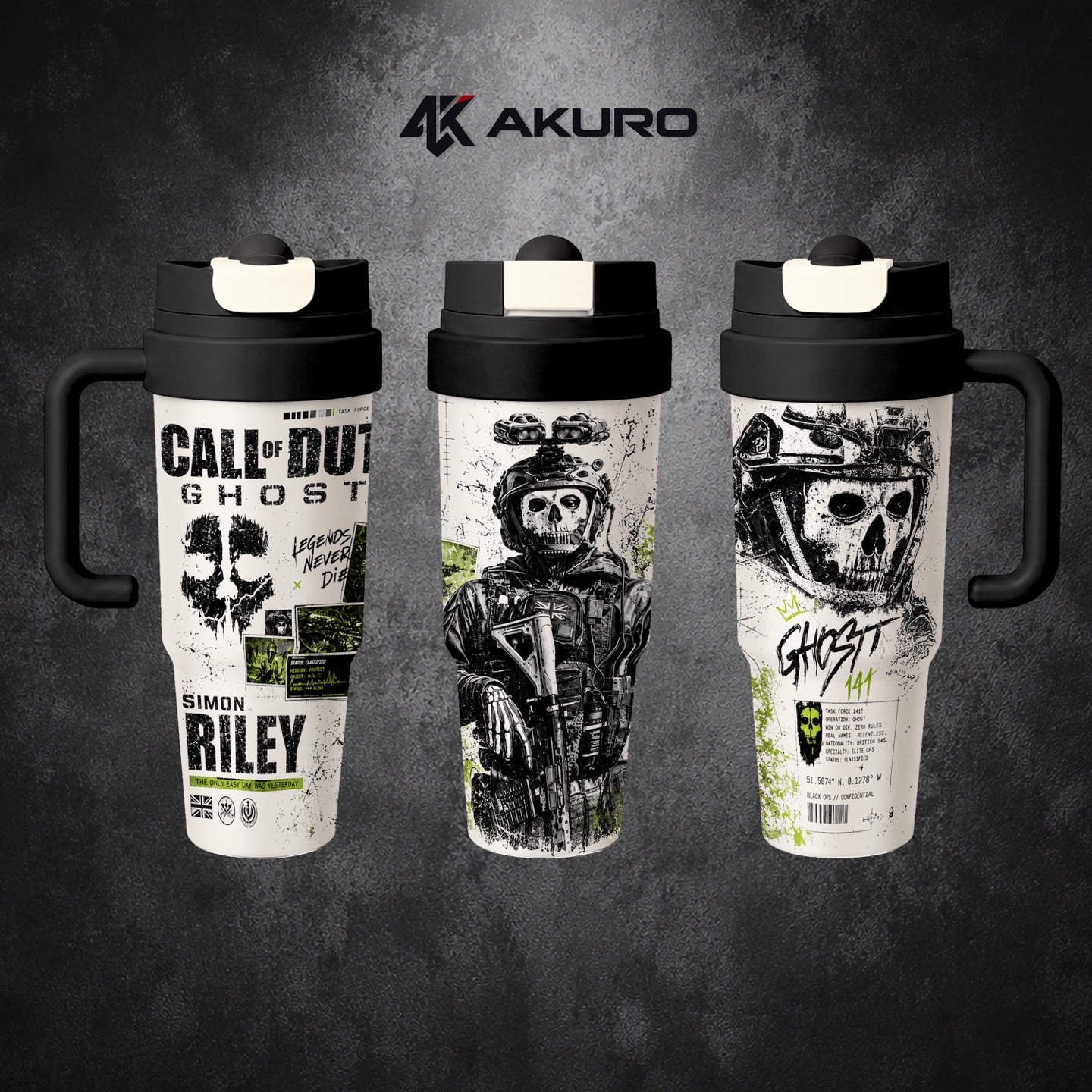 Call of Duty Ghost Tumbler Cup