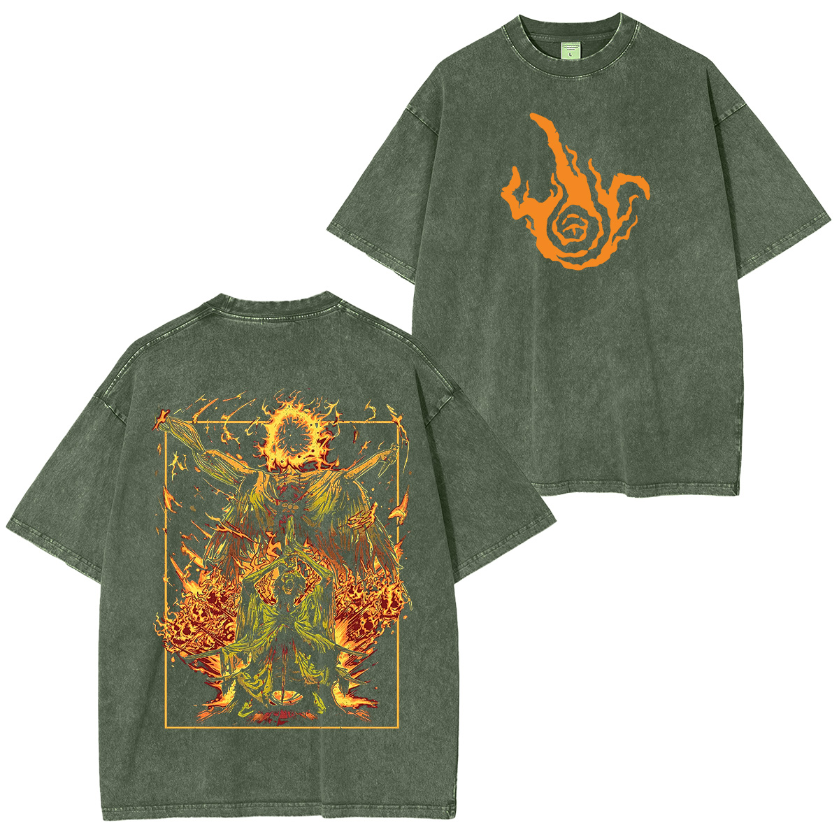 Midra Lord of Frenzied Flame Vintage Washed Unisex T-Shirt