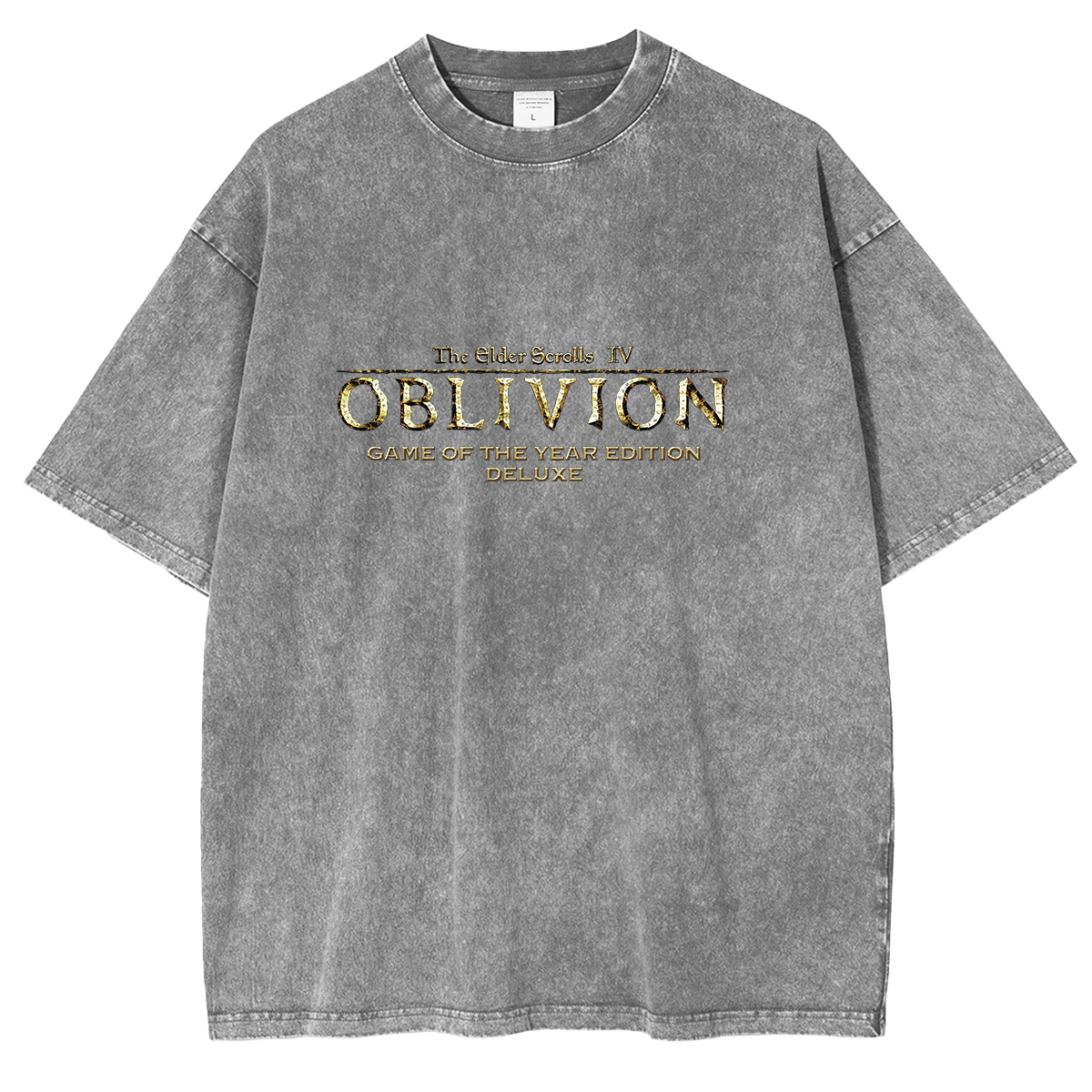 The Elder Scrolls IV Obilivion Remastered Vintage Washed Unisex T-Shirt