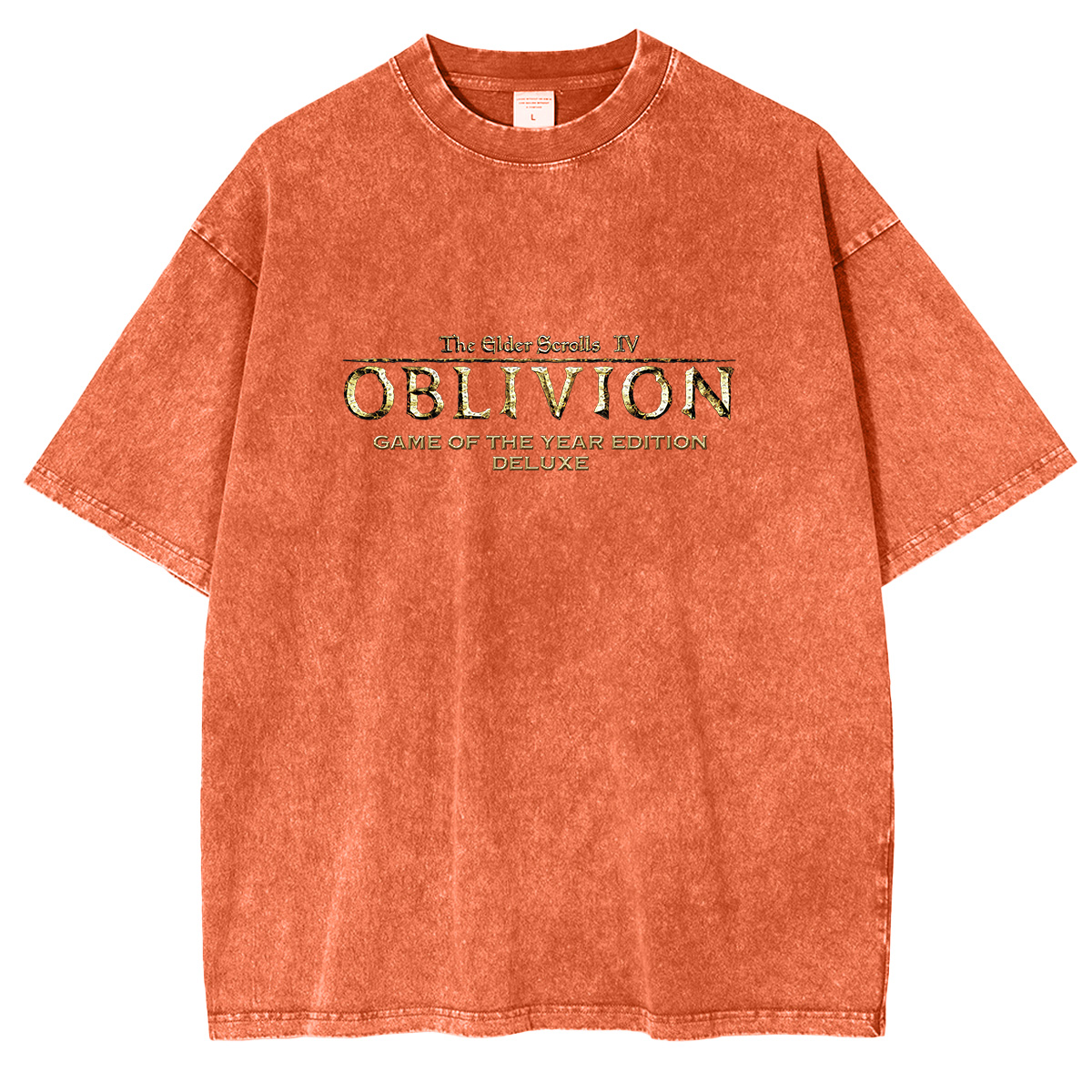 The Elder Scrolls IV Obilivion Remastered Vintage Washed Unisex T-Shirt