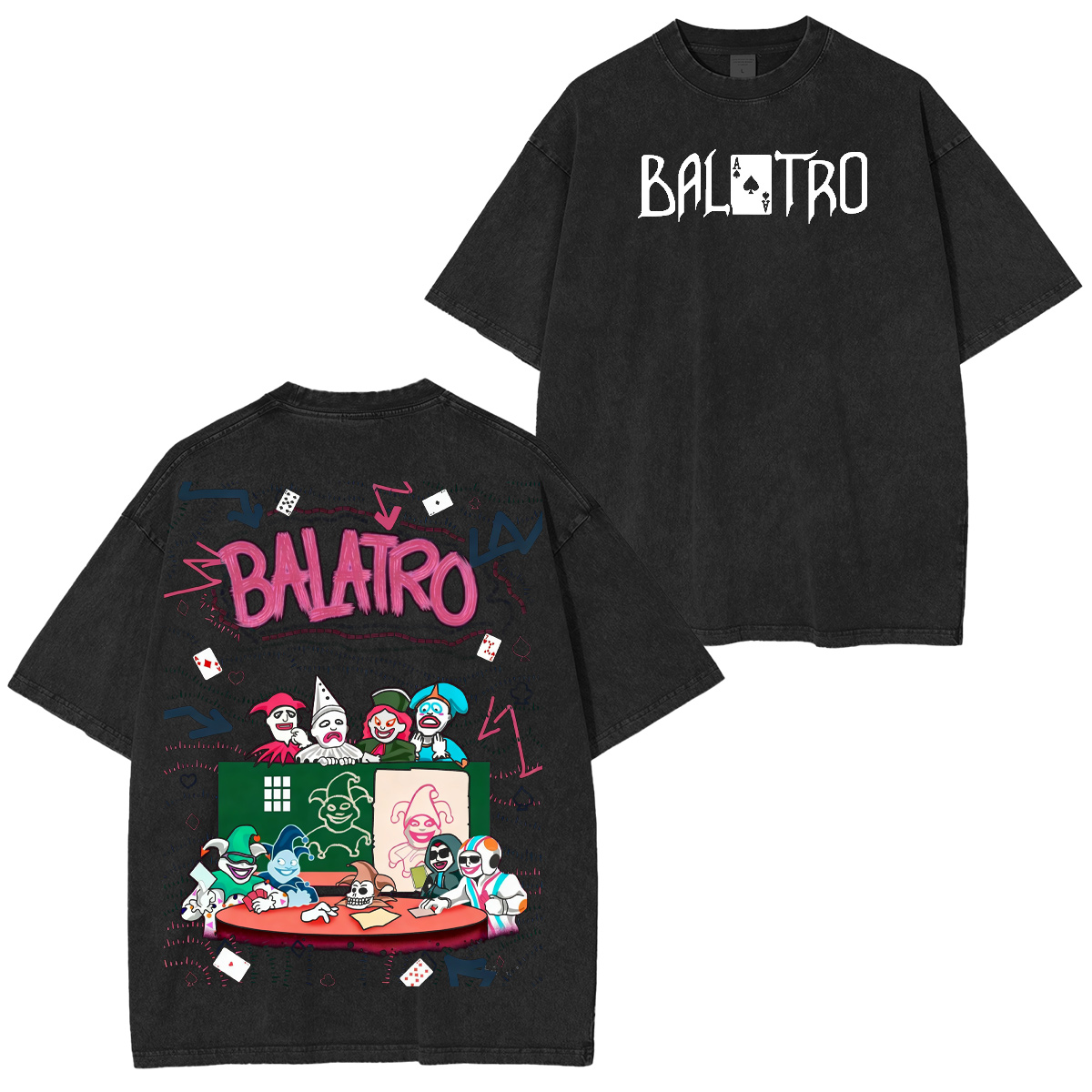 Balatro Washed T-shirt/Crewneck/Hoodie