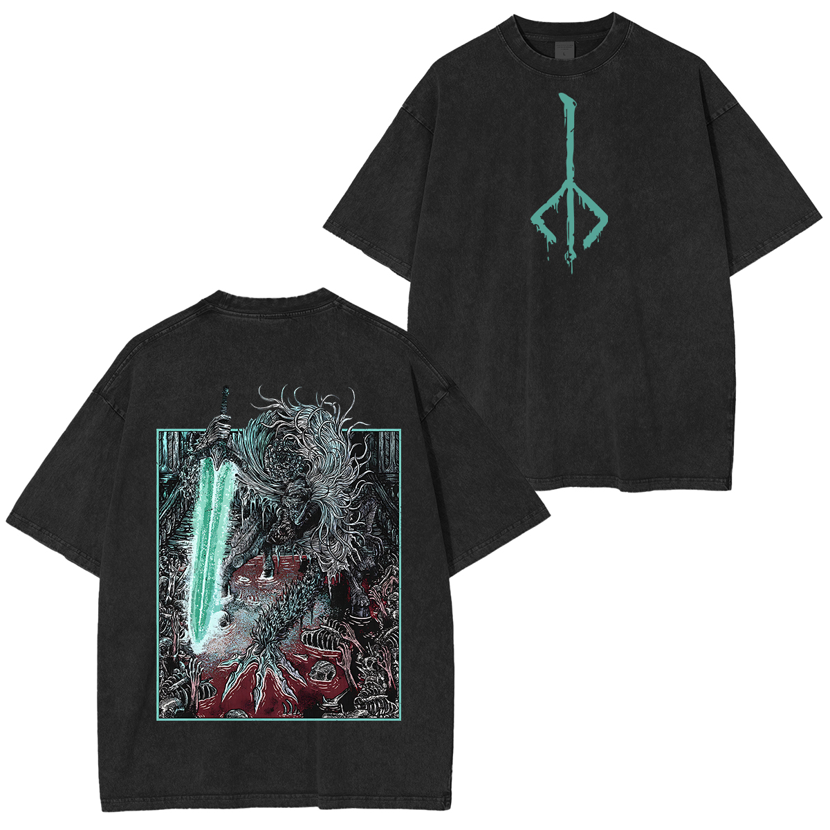 Bloodborne Ludwig The Accursed Holy Blade Grim Unisex Washed T-Shirt
