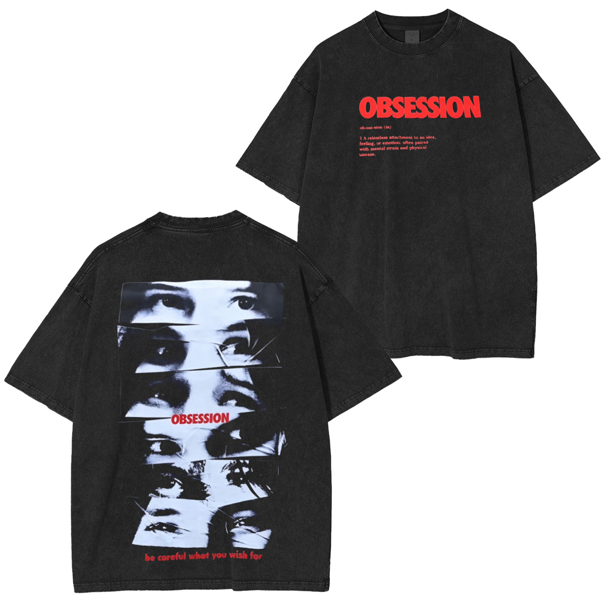 Obsession Movie Pullover Washed T-shirt/Crewneck/Hoodie