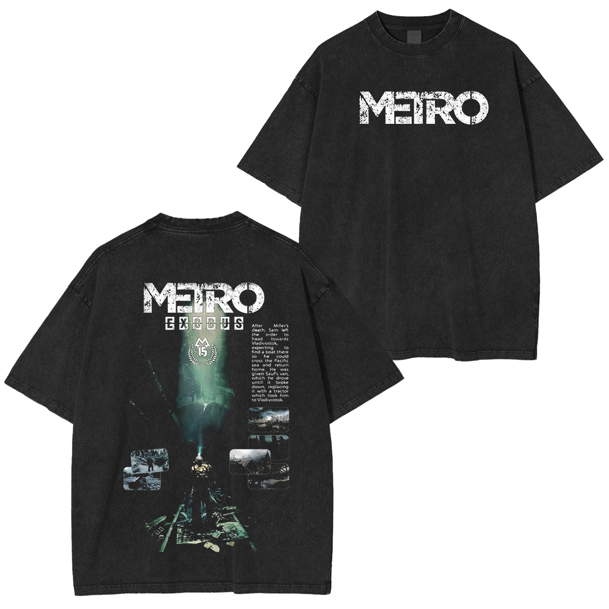 Metro: Redux Unisex Washed T-shirt/Crewneck/Hoodie