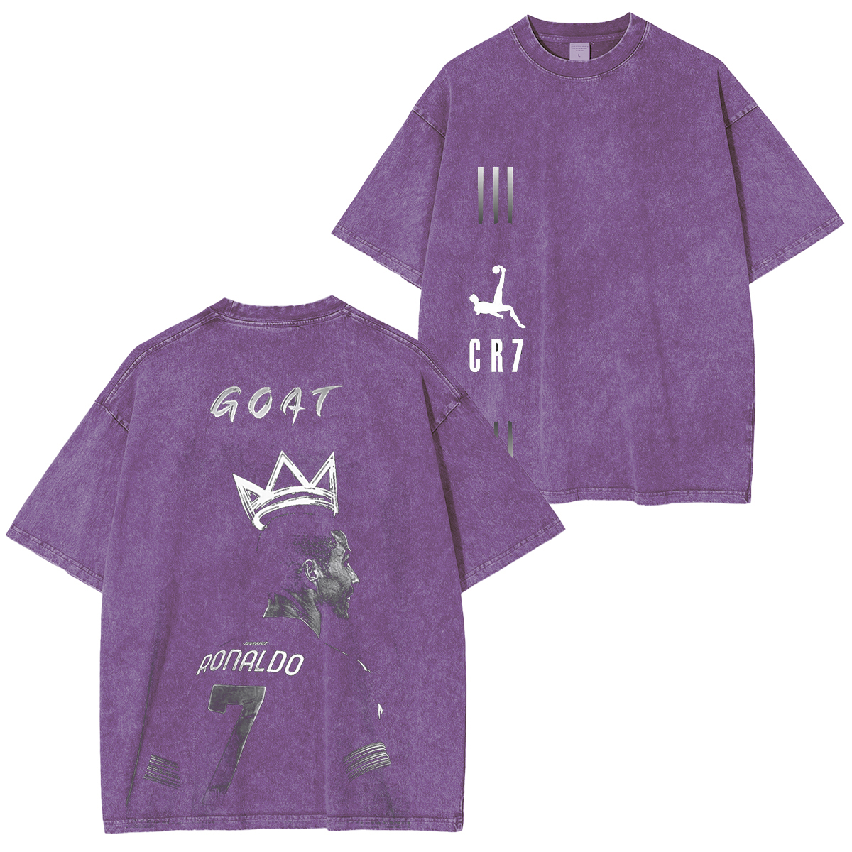 CR7 — The GOAT Washed T-shirt/Crewneck/Hoodie