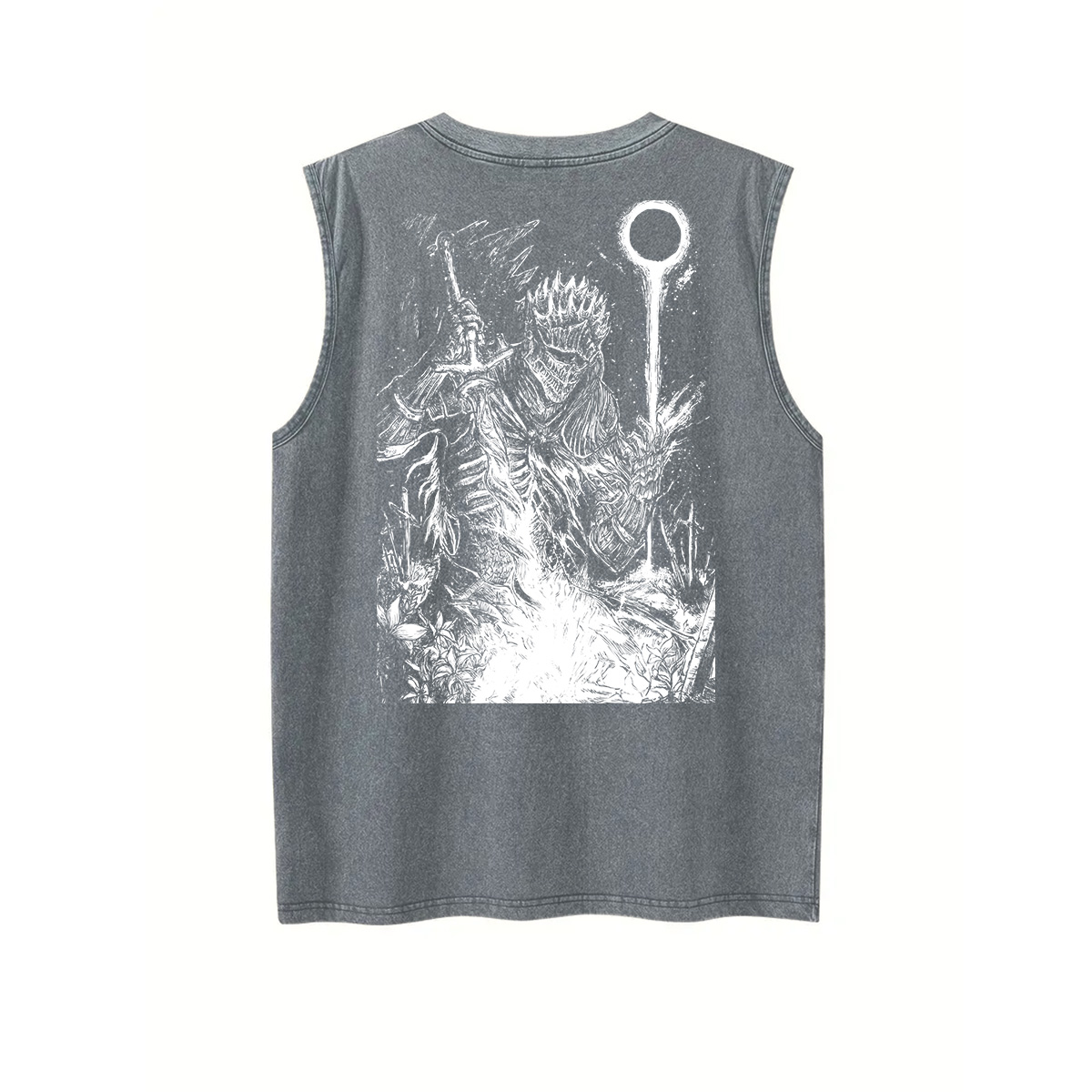 Dark Soul v2 Unisex Washed Tank Top