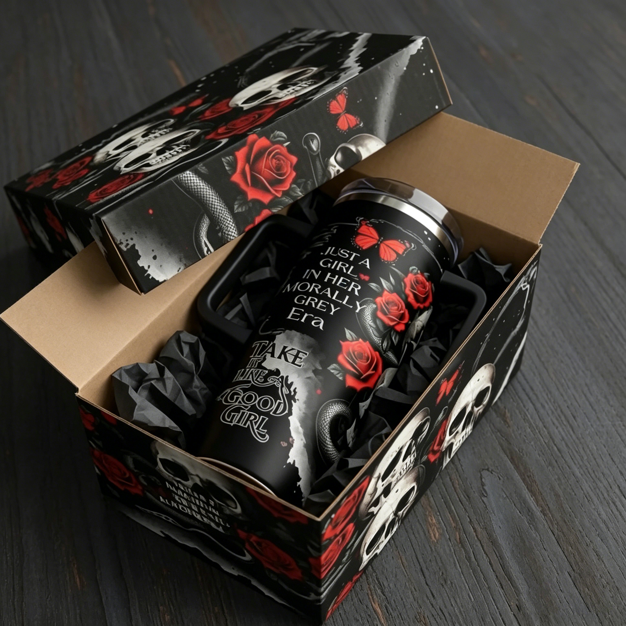 Morally Grey Dark Romance 40 Oz Tumbler Cup