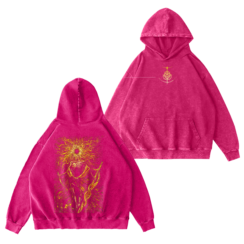 The Lord of Frenzied Flame Unisex Washed Hoodie