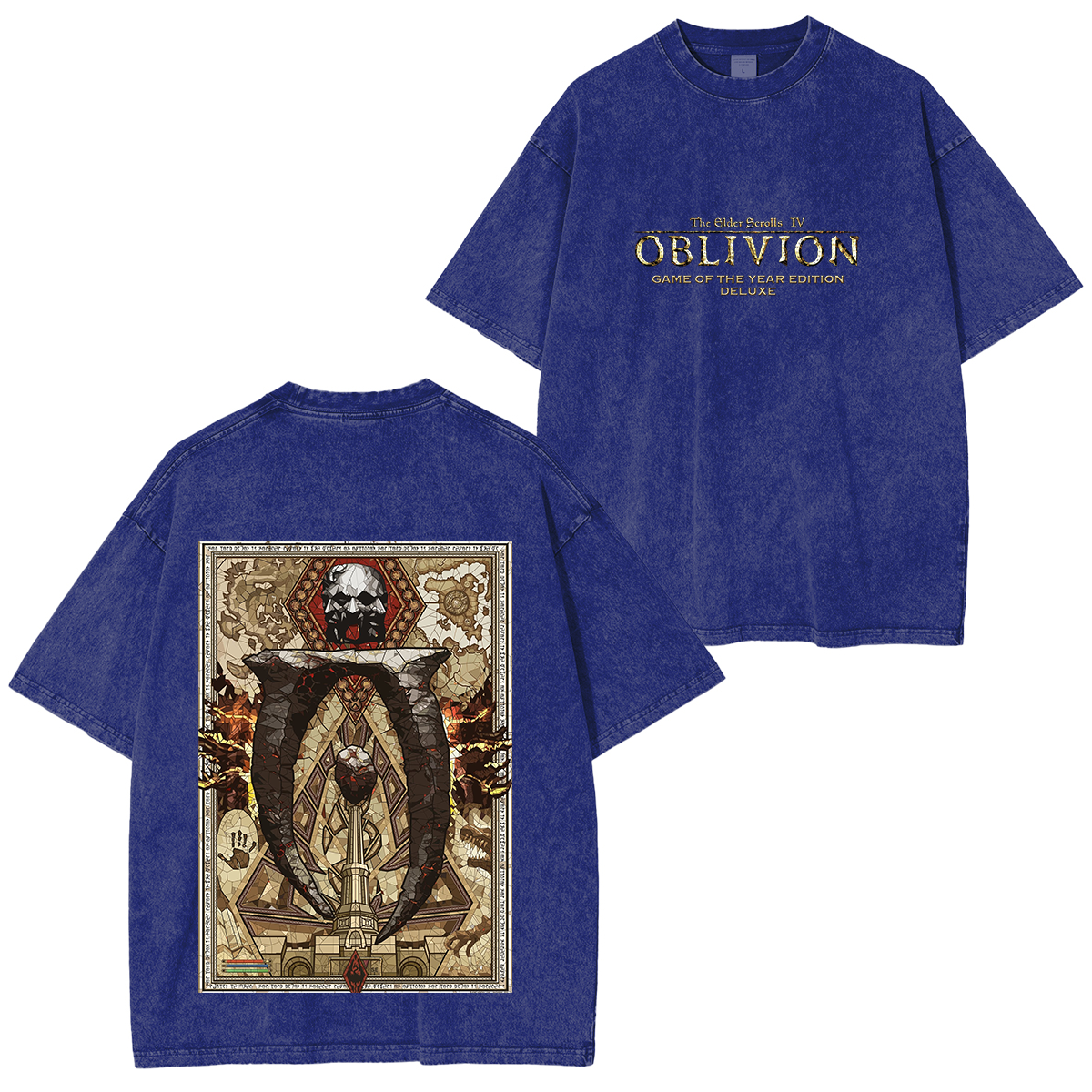 The Elder Scrolls IV Obilivion Remastered Vintage Washed Unisex T-Shirt