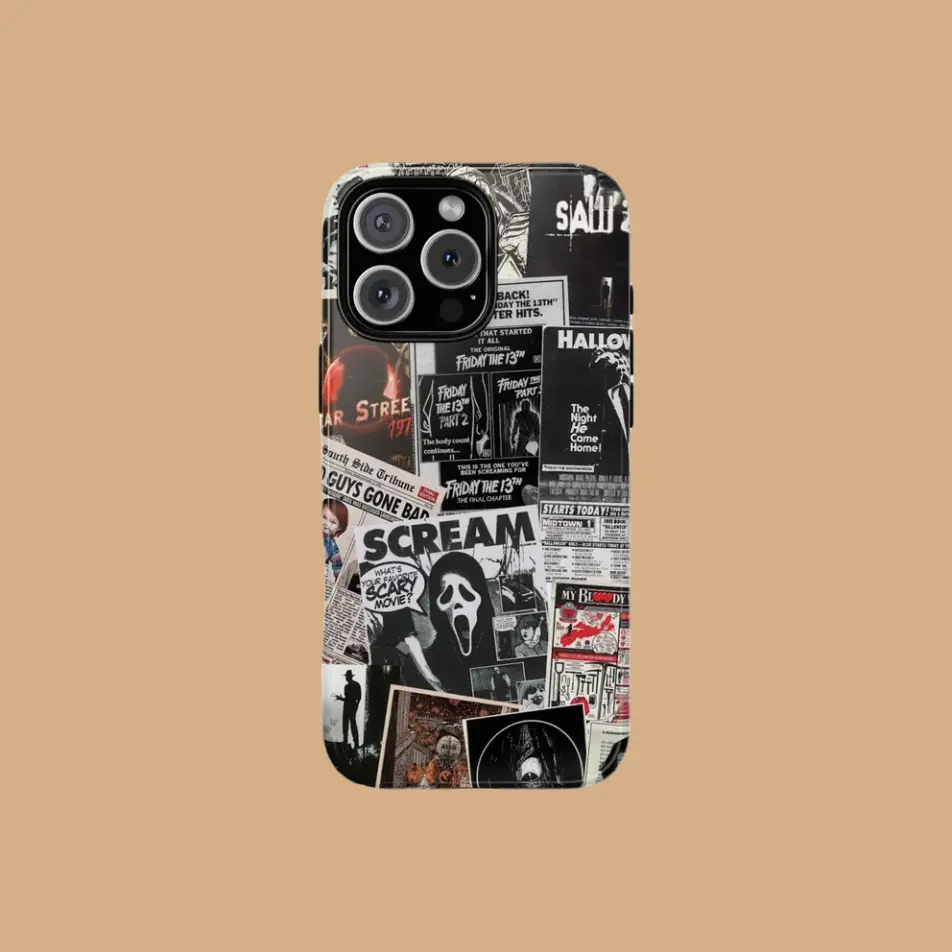 Y2K Scream Vintage Horror & Gothic Movies Phone Cases