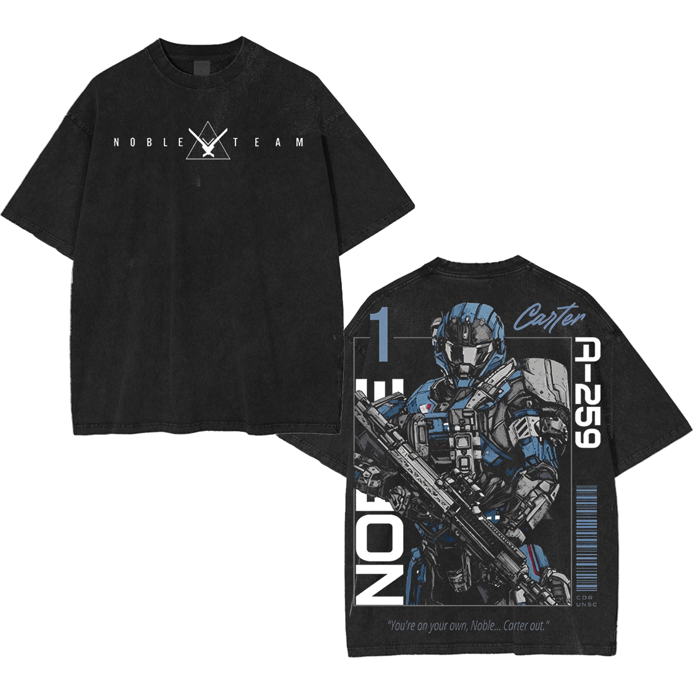 Halo Noble Team Unisex Washed T-Shirt