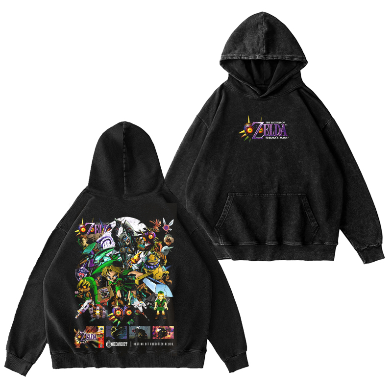 Zelda Majora's Mask Unisex Washed T-shirt/Crewneck/Hoodie