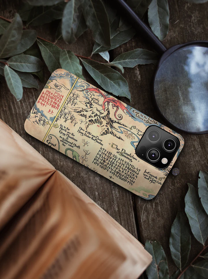 Hobbit Map Lord of the Rings Phone Case