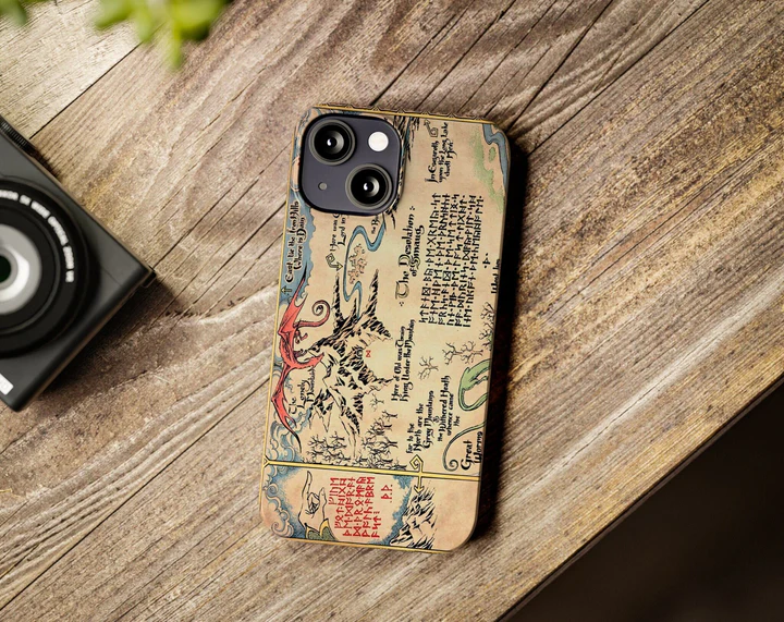 Hobbit Map Lord of the Rings Phone Case
