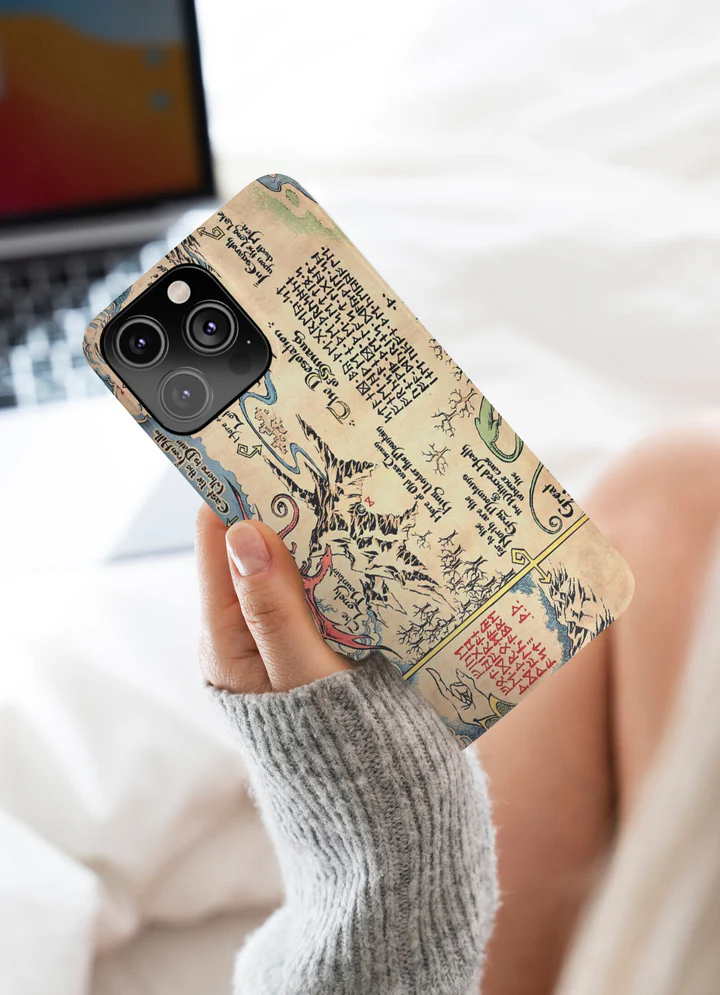 Hobbit Map Lord of the Rings Phone Case