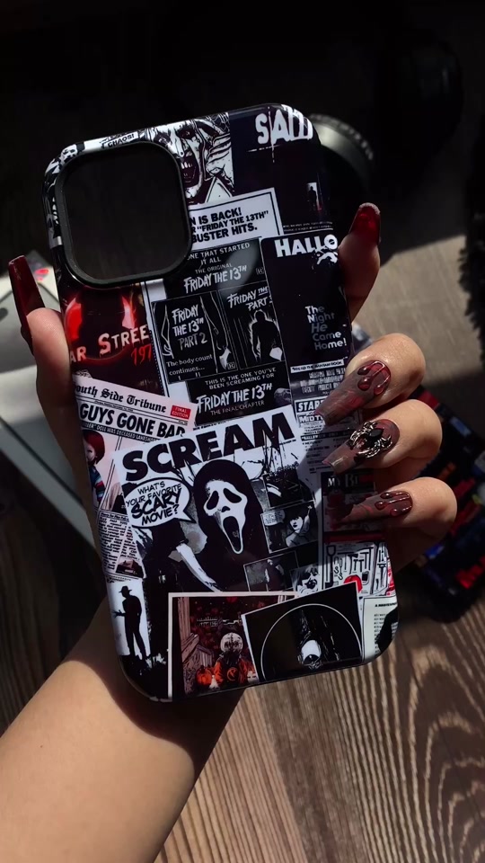 Y2K Scream Vintage Horror & Gothic Movies Phone Cases