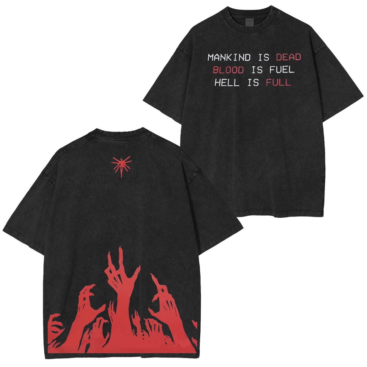 ULTRAKILL. Blood is fuel. Washed T-shirt/Crewneck/Hoodie