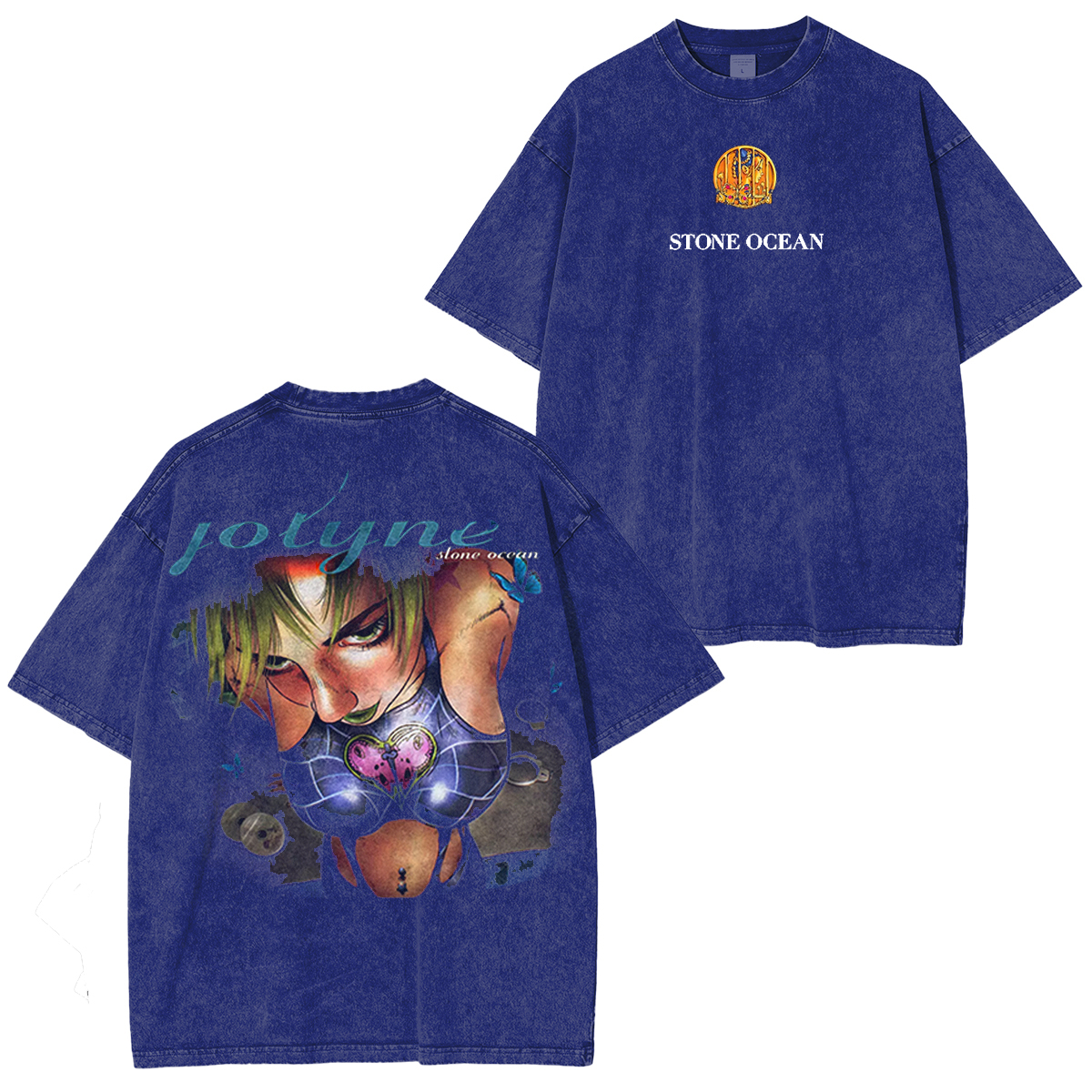 Jolyne Cujoh Stone Ocean Jojo Vintage Washed T-shirt/Crewneck/Hoodie