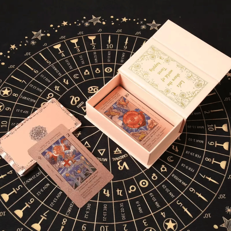 Pink Holographic Tarot Deck: Unlock Intuition with Ease and Beauty