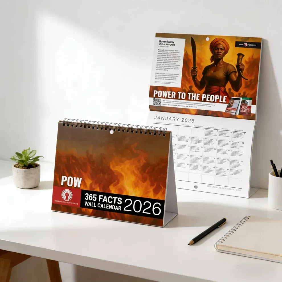📅2026 Calendar Black History 365 Facts Power to the People✊