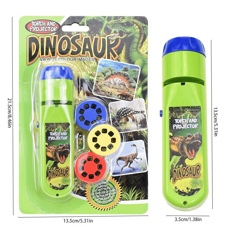 🦖 Dinosaur Projector Flashlight, Portable Dinosaur Projector Flashlight, Night Light Technology Toy For Christmas Gift