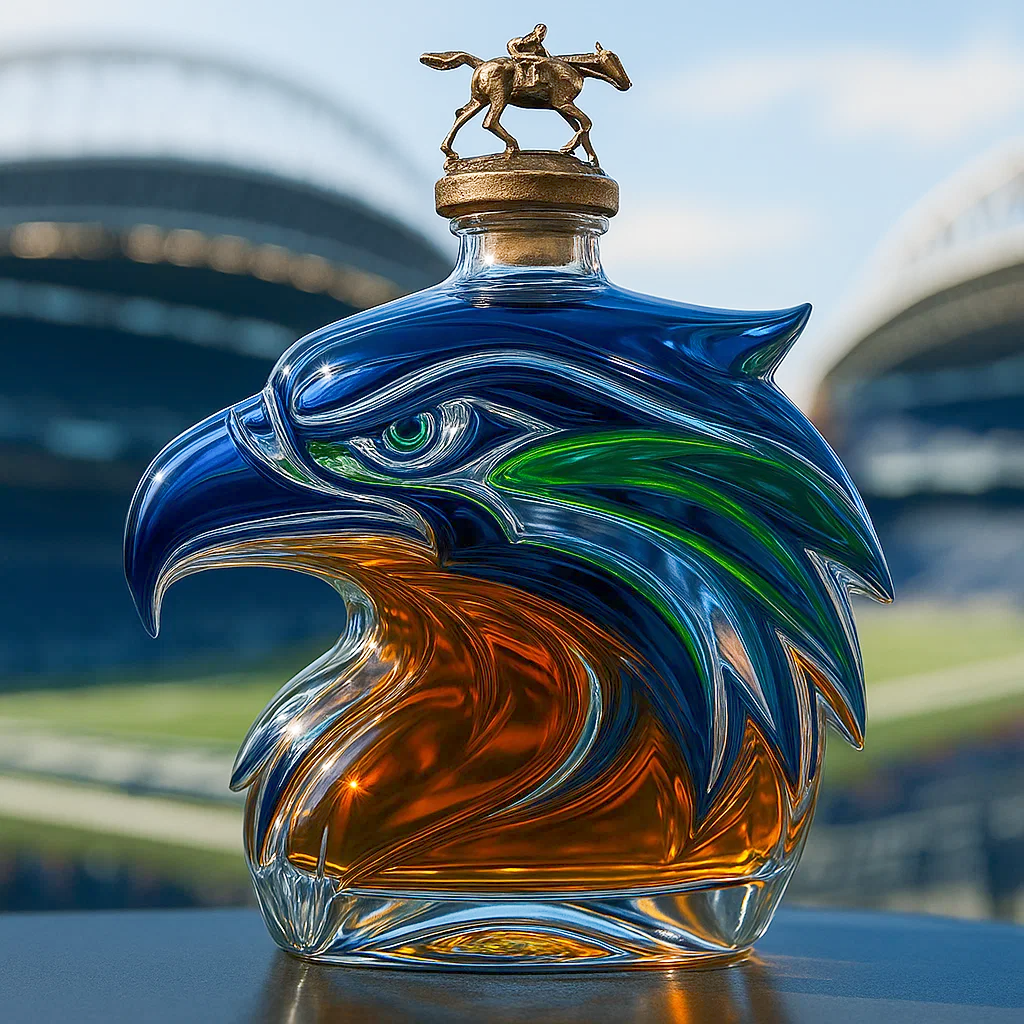 Seattle Football Team Limited Edition Whisky Bottle