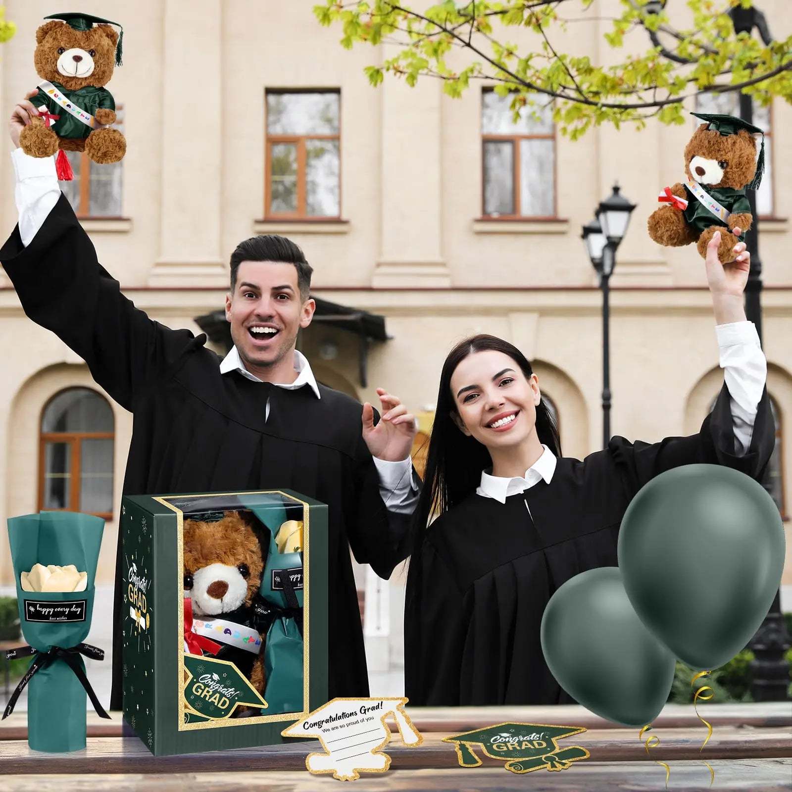 Class of 2026 Graduation PhD Bear Gift Set For Daughter Son Friend Grad Keepsake