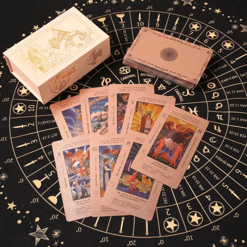 Pink Holographic Tarot Deck: Unlock Intuition with Ease and Beauty
