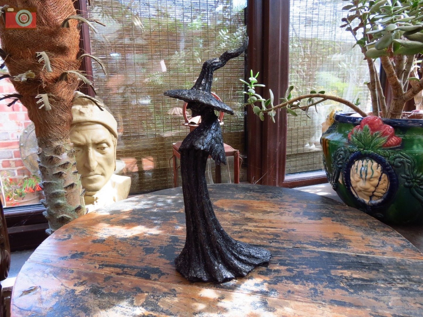 🔥LAST DAY 50% OFF - 🧙‍♀️💫Handmade Black Witch Statue: The Guardian of Your Home