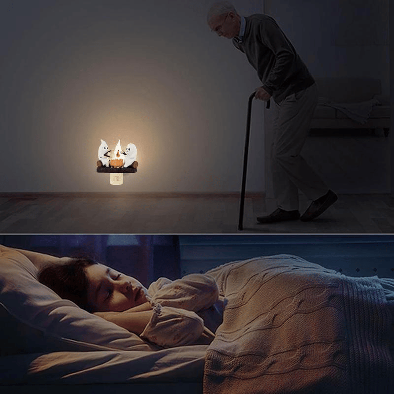 🎃Flash Sale 10K+ SOLD ✨ 2025 Ghost Campfire Flickering Nightlight👻