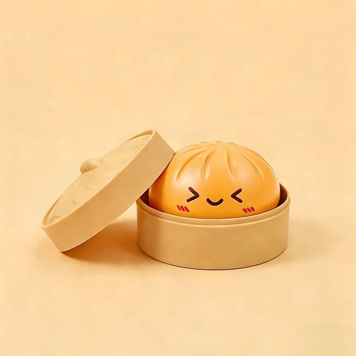 Glitter Dumpling Squishy Steamer Blind Box Surprise Squeeze Fun