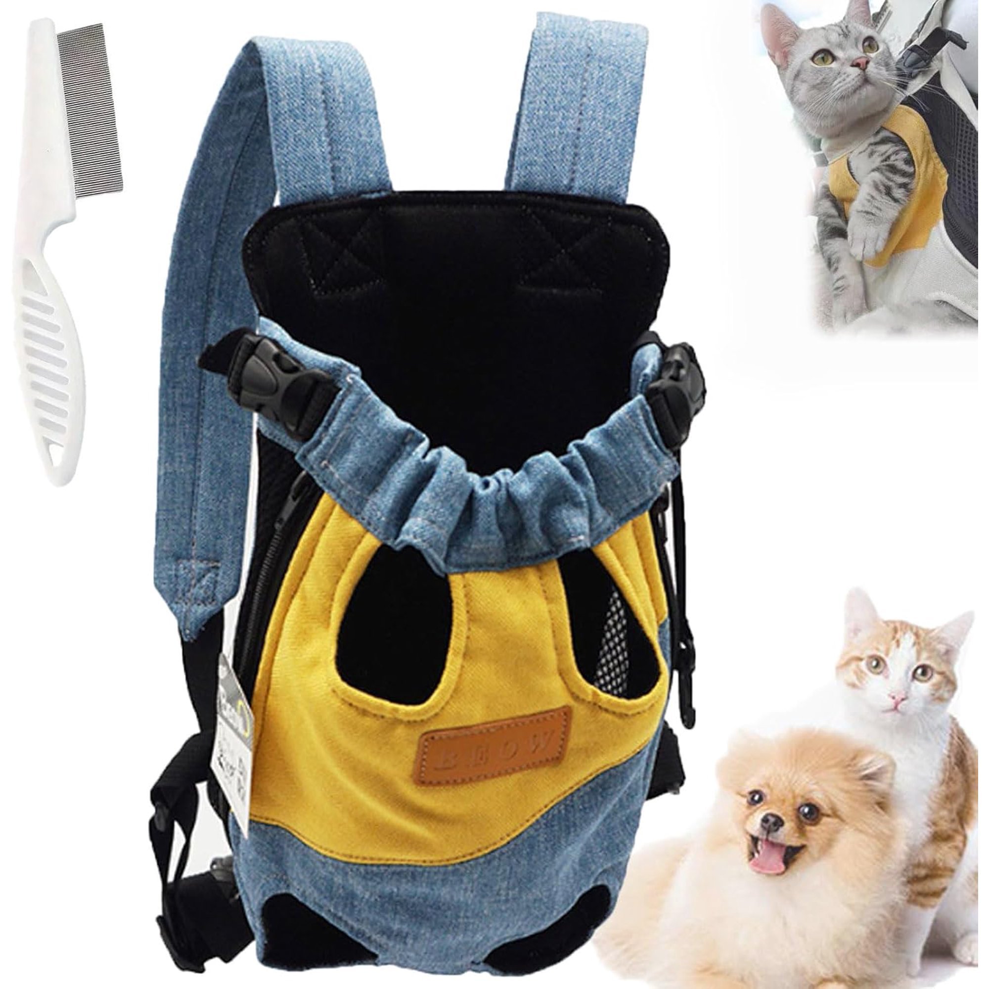 🐾Last Day 50% OFF - 🐾Cozy Pet Backpack for Cats and Dogs