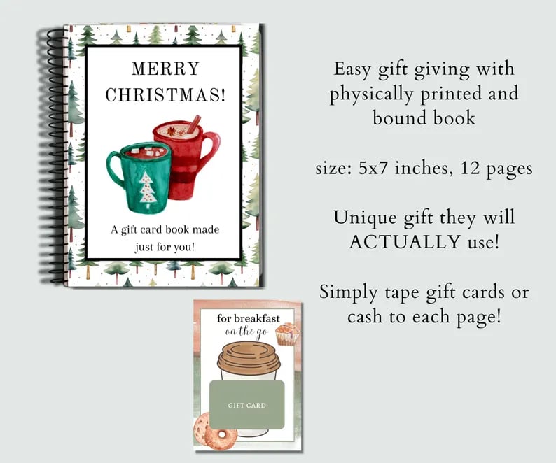 🎄📚Christmas Gift Card Book - 🎁Surprises On Every Page(♻️Free PDF Included!)