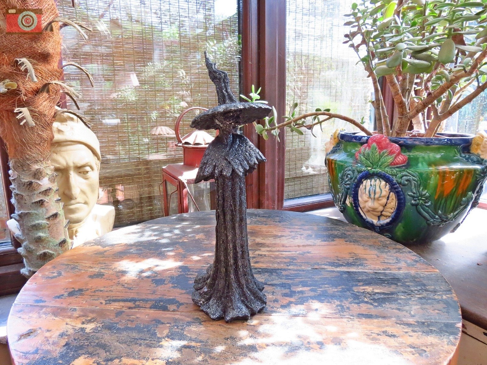 🔥LAST DAY 50% OFF - 🧙‍♀️💫Handmade Black Witch Statue: The Guardian of Your Home
