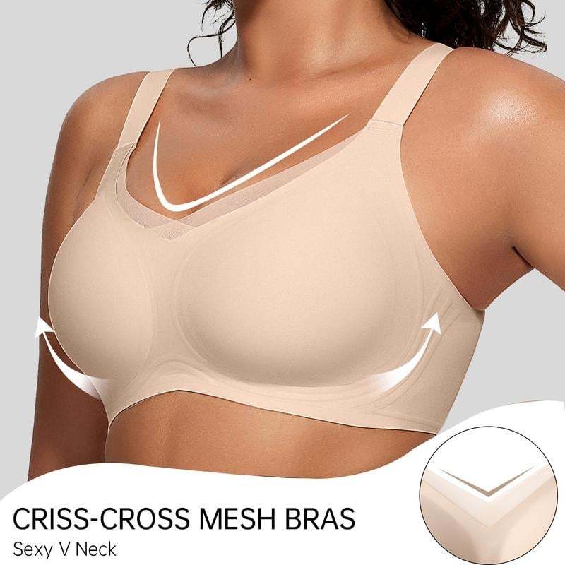 🎁Last Day 59% OFF🎉Women Wireless V-Neck Mesh Bralette
