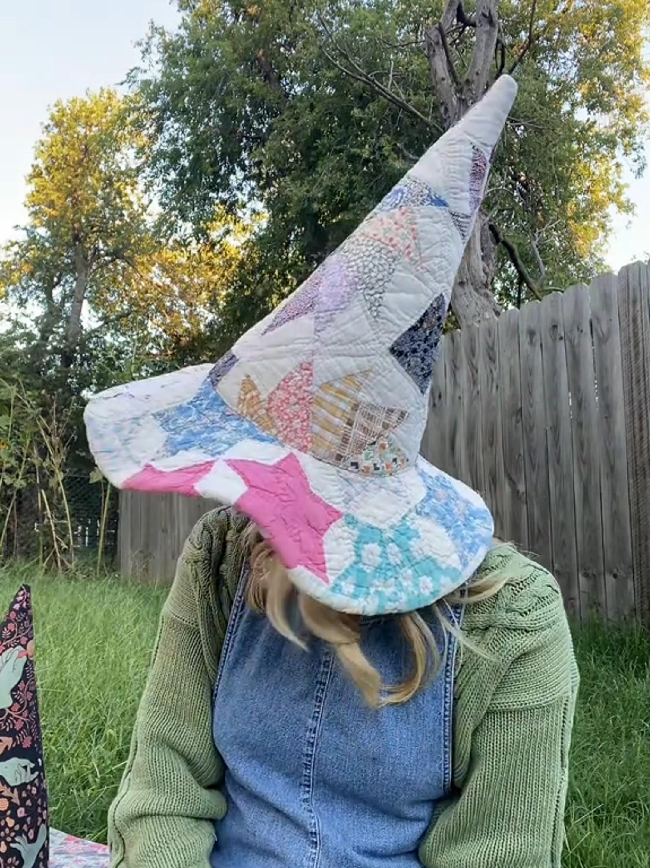 🔥Last Day 49% OFF - The Quilted Witch Hat | Handcrafted Folk Art Hat🎁BUY 2 FREE SHIPPING