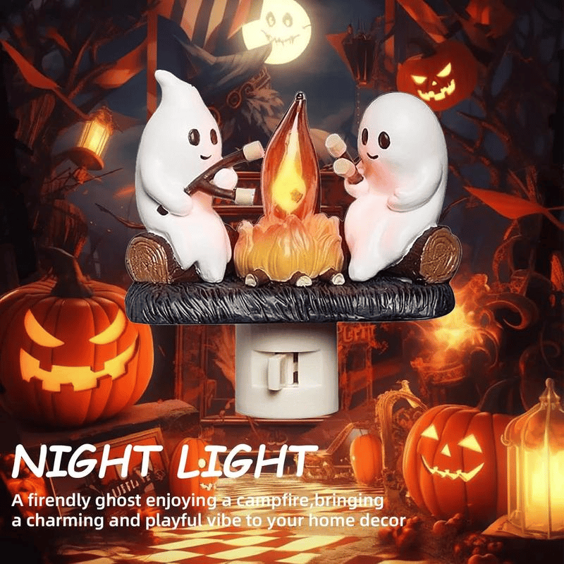 🎃Flash Sale 10K+ SOLD ✨ 2025 Ghost Campfire Flickering Nightlight👻
