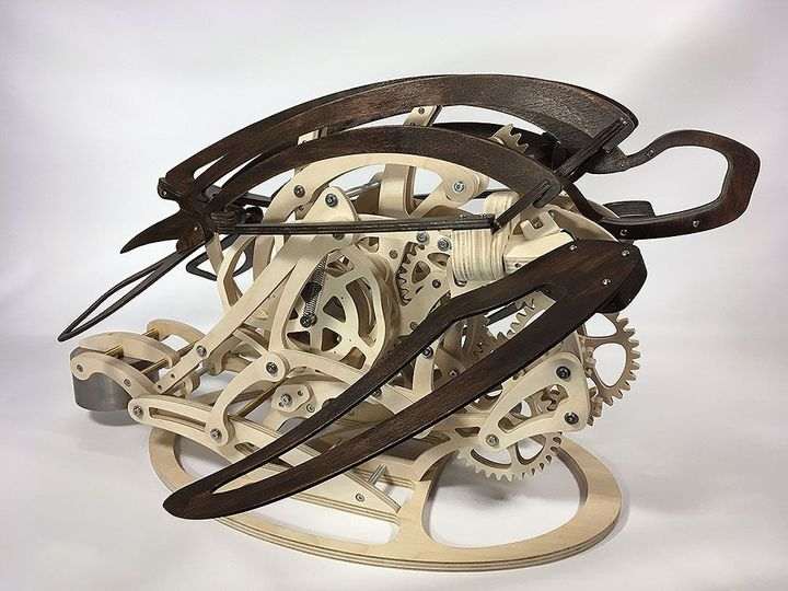 3D wooden mechanical hummingbird 🐦 + wooden mechanical turtle 🐢 2 free shipping