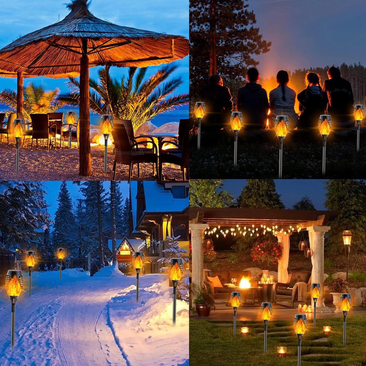 🏆 30K+ SOLD! 🔥🌿 Flickering Flames Solar Torch Lights – Magical Outdoor Glow, Year-Round Waterproof Décor & Effortless Elegance ✨