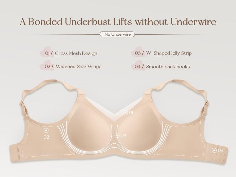 🎁Last Day 59% OFF🎉Women Wireless V-Neck Mesh Bralette