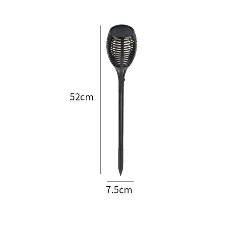 🏆 30K+ SOLD! 🔥🌿 Flickering Flames Solar Torch Lights – Magical Outd