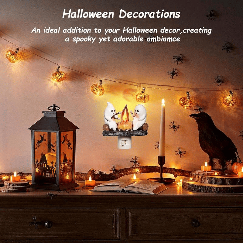 🎃Flash Sale 10K+ SOLD ✨ 2025 Ghost Campfire Flickering Nightlight👻