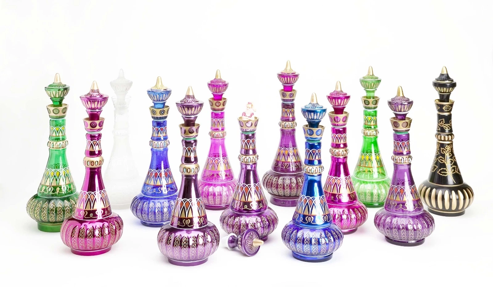 I Dream of Jeannie Bottle From Mario AC Della Casa Second Season Glass MIRRORED 57th Anniversary Bottle Special Edition
