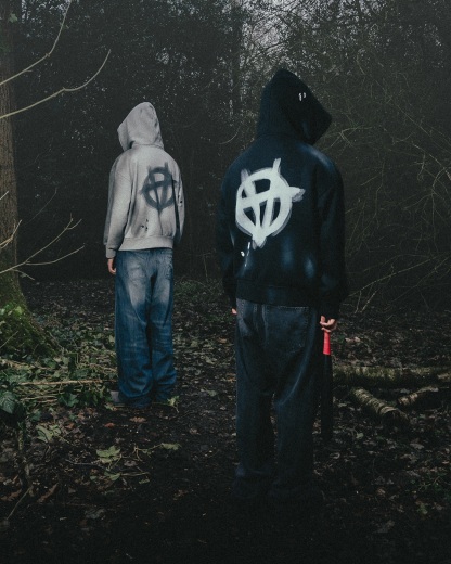 Double Hat Zip Hoodie