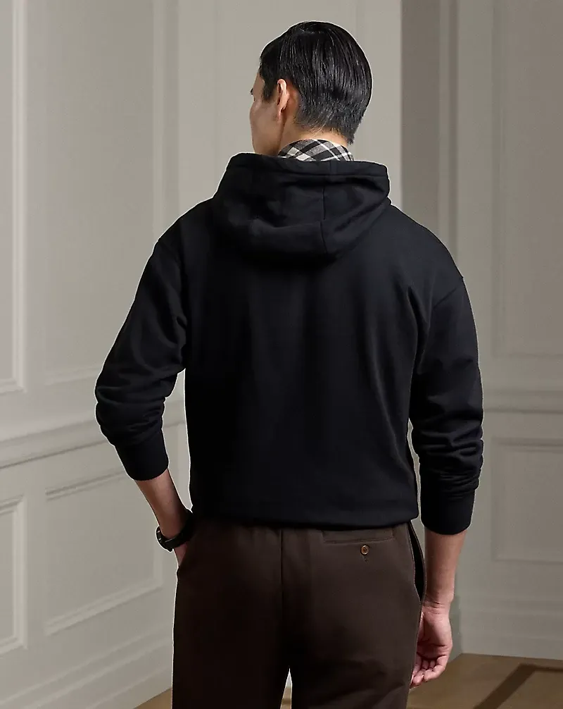 Polo Bear Cotton-Cashmere Fleece Hoodie