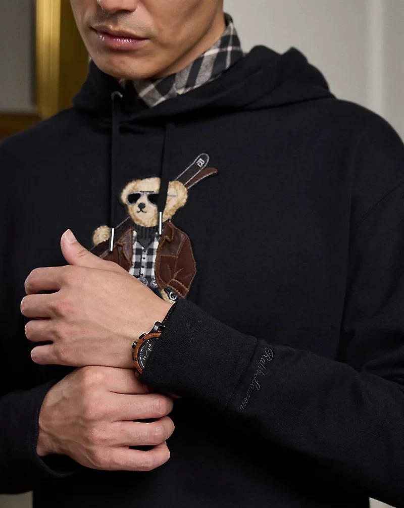 Polo Bear Cotton-Cashmere Fleece Hoodie