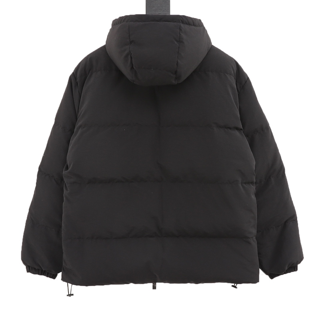 Double-sided checkered pattern Puffer Jacket