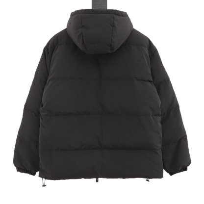 Double-sided checkered pattern Puffer Jacket