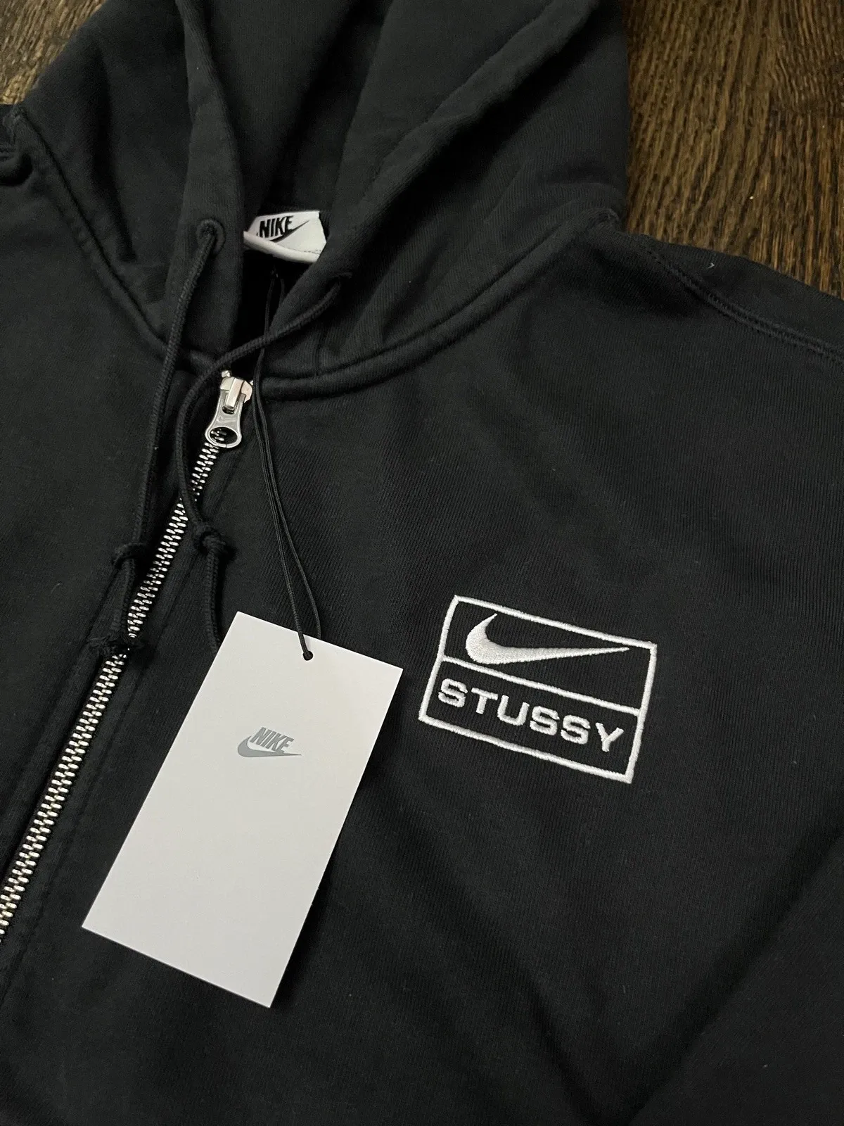 STONE WSHD FLEECE ZIP HOODIE